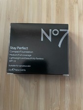 Boots No7 Stay Perfect Compact Foundation COOL IVORY 12g SPF15 BNIB