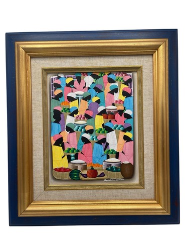 Vtg original signed haitian - vtg,