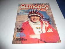 Osmonds World Magazine No 30 (April 1976) -Jimmy Osmond cover