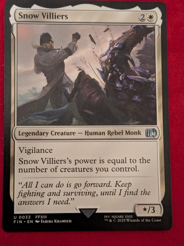 Snow villiers final - nm,