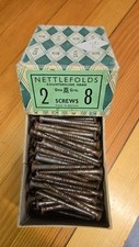 Nettlefolds GKN Steel Countersunk Screws (2"x 8 Full Box 100+)