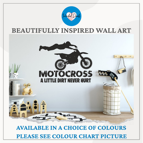 Motocross wall sticker dirt - motocross,