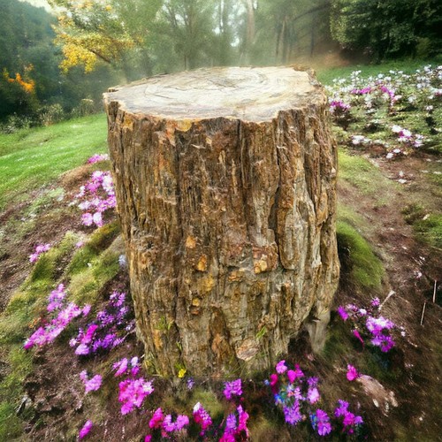 Very large petrified fossil - petrified,