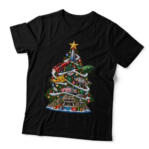 Thunderbirds christmas retro - thunderbirds,