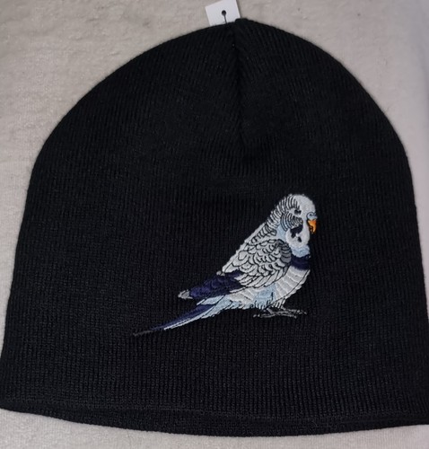 Budgerigar embroidered beanie - budgerigar,