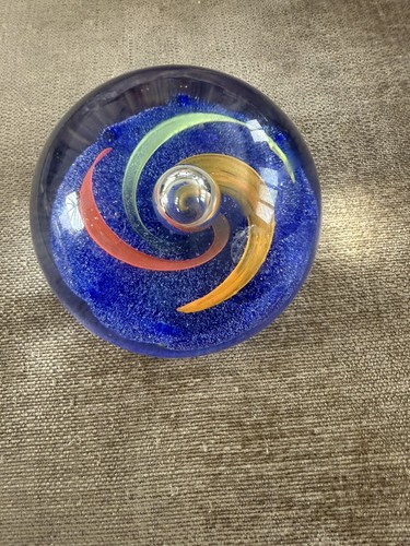 Caithness crystal paperweight - caithness,
