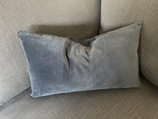 H&M Slate blue Cotton Velvet Cushion Cover 30 X 50cm