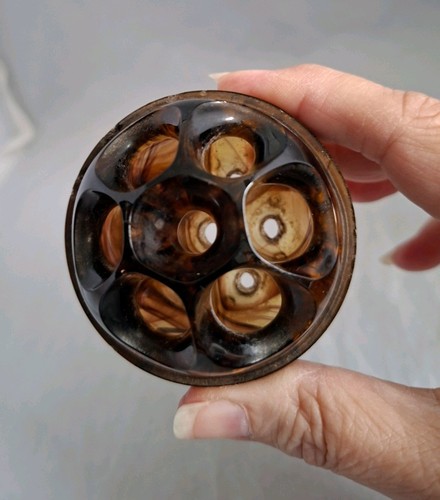 Vintage brown cloud glass - cloud,