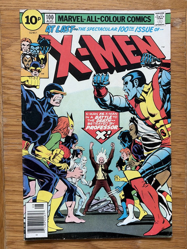 Uncanny men 100 - x-men, (1976)