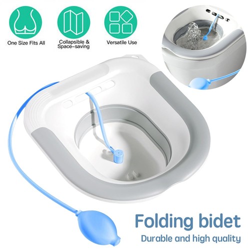 Portable toilet bidet seat - portable,
