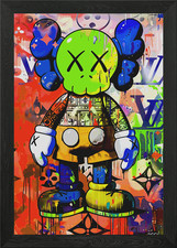 KAWS Inspired Graffiti Art