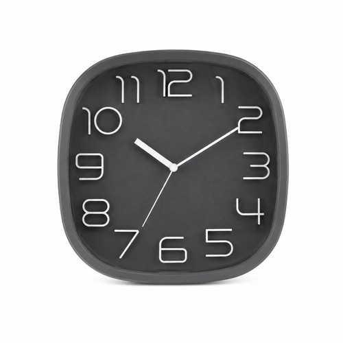 Wall clock 30cm modern square - wall,
