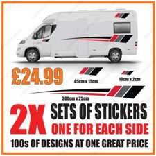 Motorhome graphics stickers