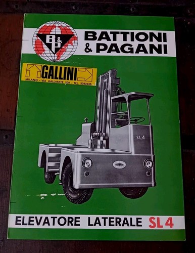 Side loader forklift - forklift, battioni