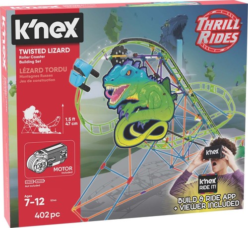 Knex twisted lizard roller - lizard,