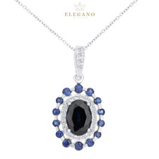9ct White Gold 40cm Necklace