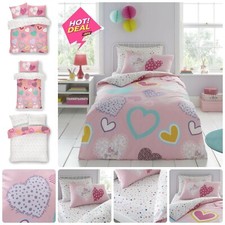 KIDS HEARTS DUVET COVER SET