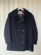 Fox Knapp, Women's Wool Navy Blue Vintage Peacoat, Reefer Jacket, Size 12, 40'