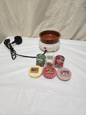 Electric Wax Melter CERAMIC  + BUNDLE  3  YANKEE WAX MELTS+ 3 YANKEE  VOLTIVES