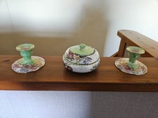 maling luster ware candlestick