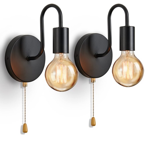 Lightess 2pcs wall light with - light,