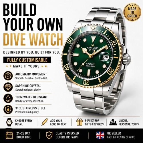 Your logo automatic dive - your,