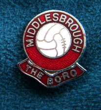 Middlesbrough THE BORO  Football Club Gomm ball enamel badge