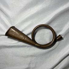 Small Vintage Copper Decorative Hunting Horn Bugle