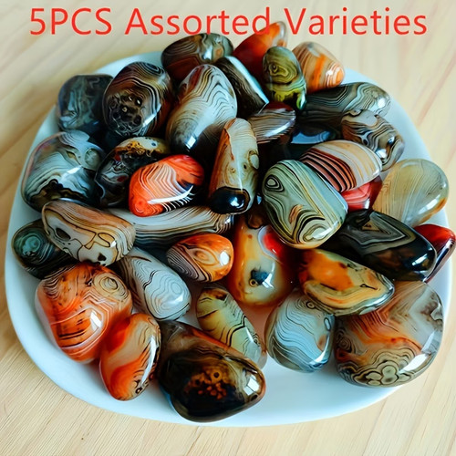 Natural banded agate - banded,