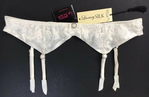 Senza silk suspender belt - la,