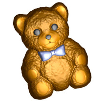TEDDY BEAR MOLD, Plastic Soap