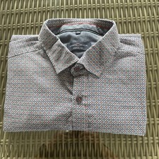 Casa moda casual fit Designer Shirt. Blue long sleeve Size 18uk 46eu xxl