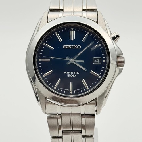 Seiko kinetic 5m62 0av0 blue - kinetic,