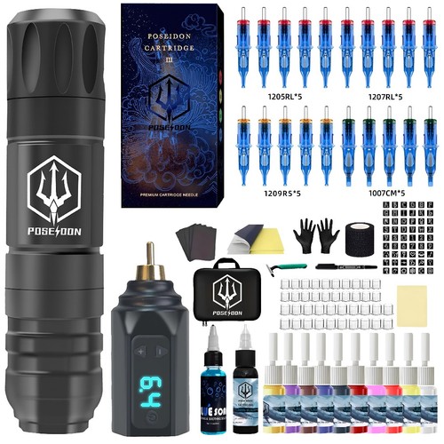 Poseidon cordless tattoo - poseidon,