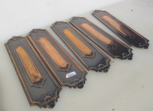Vintage iron finger plates - vintage,