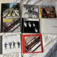 The Beatles CD Collection. x8 revolver red white Sgt  pep etc All Good Condition