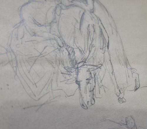 Old master antique original - old,