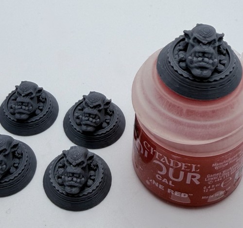 Orc paint pot - paint, cap