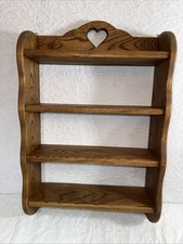 Vintage 17x26” Heart Oak