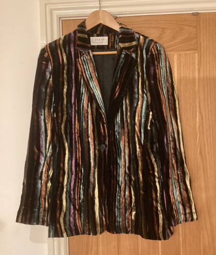 Vintage carrini velvet - vintage, blazer