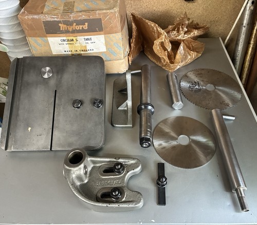 Myford saw table - table, spindle