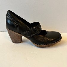 Clarks Black Leather Mary Jane