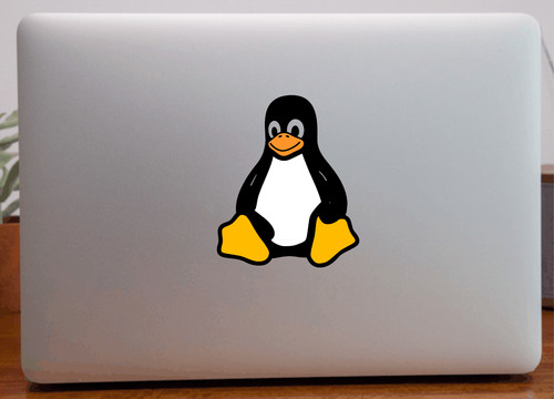 Linux users laptop - users, sticker