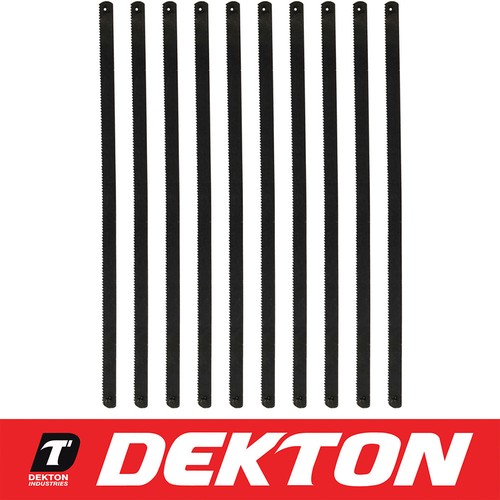 10pc junior hacksaw blades - 10pc, 6"