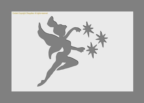 Fairy melinex stencil - melinex,