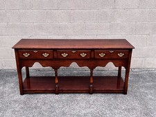TITCHMARSH AND GOODWIN OAK SIDEBOARD DRESSER BASE HALL LAMP PHONE TABLE TV STAND