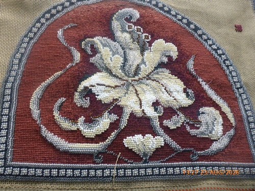 Vintage needlepoint tapestry - vintage,