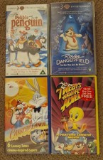 4 Vintage Warner Bros PAL VHS