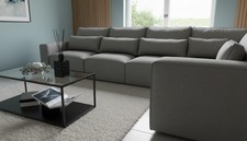 Borios 3C1 Grey Corner Sofa