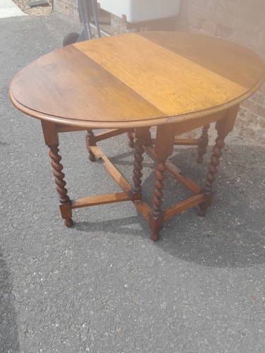 Light oak gate leg - oak, with